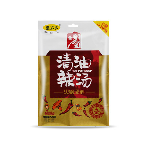 韋太太火鍋湯料清油辣湯220g