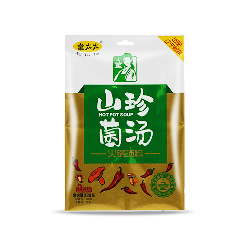 韋太太火鍋湯料山珍菌湯220g